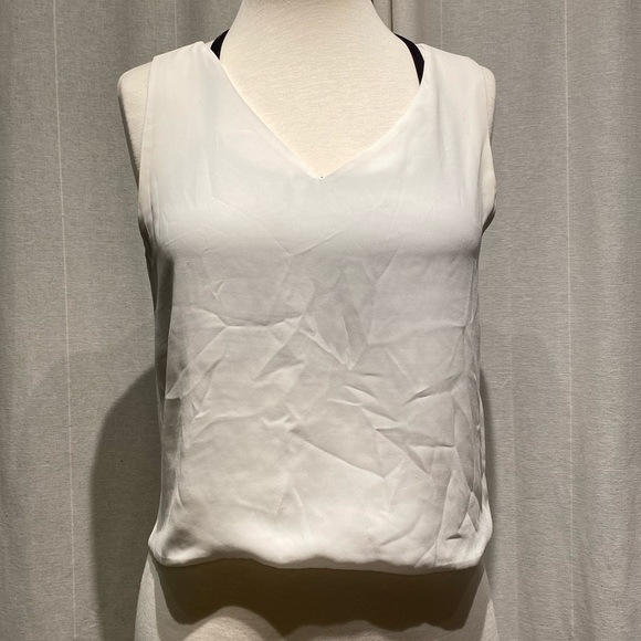 White babaton tank blouse - Picture 2 of 3
